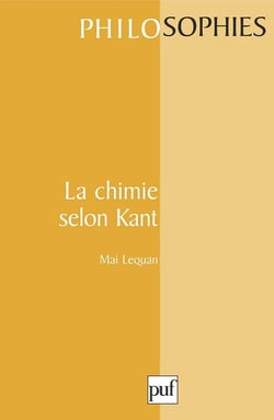 La chimie selon Kant