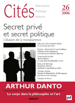 REVUE CITES n.26 : secret privé et secret politique - l'illusion de la transparence