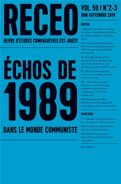 RECEO (revue d'études comparatives Est-Ouest) n.50 : Échos de 1989 dans le monde communiste