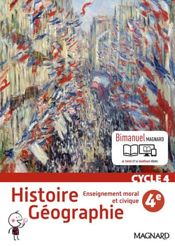 Histoire Géographie EMC 4e (2016) – Manuel élève