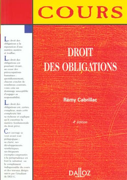 Droit des obligations - 4e edition