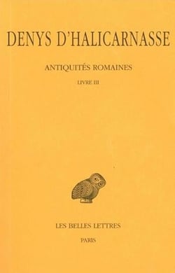 Antiquités romaines Tome 3 - livre III