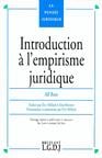 Introduction a l'empirisme juridique - traduit par eric millard et par elsa matzner.