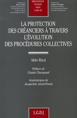 La protection des créanciers à travers l'évolution des procédures collectives