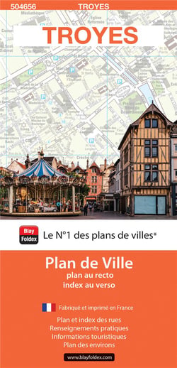 Troyes : plan de ville (édition 2019)