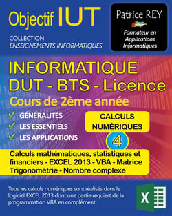 Objectif IUT t.4 - informatique - DUT, BTS, licence - cours de 2ème année - calculs numériques