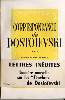 Correspondance de Dostoïevski Tome 3