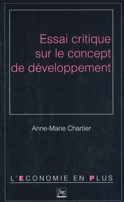 Essai critique sur le concept de developpement