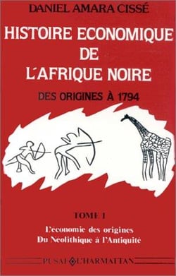 Histoire économique de l'Afrique noire - des origines à 1794 Tome 1 - l'économie des origines, du néolithique à l'Antiquité