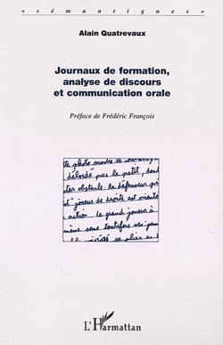 Journaux de formation, analyse de discours et communication orale