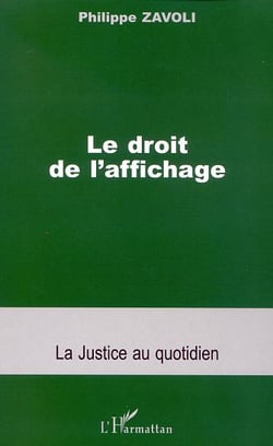 Le droit de l'affichage