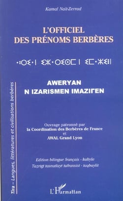 L'Officiel des prénoms berbères : Aweryan N Izarismen Imaziren