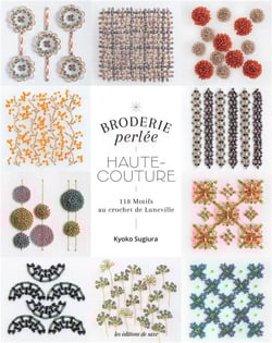 Broderie perlee haute-couture : 118 motifs au crochet de