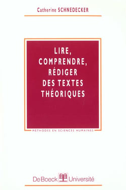 Lire, comprendre, rediger des textes theoriques
