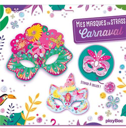 Mes masques en strass : Carnaval