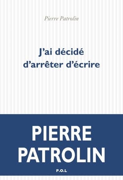 J'ai décidé d'arrêter d'écrire