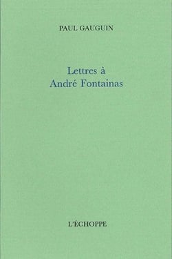 Lettres a André Fontainas