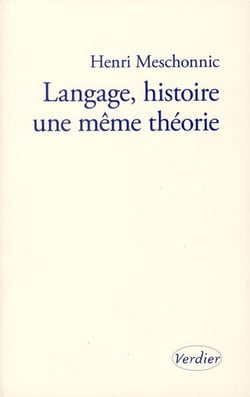 Langage, histoire, une même théorie