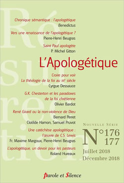 Revue résurrection n.176 : l'apologétique
