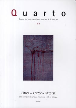 Revue Quarto n.92 : litter, letter, littoral