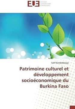 Patrimoine culturel et developpement socioeconomique du burkina faso