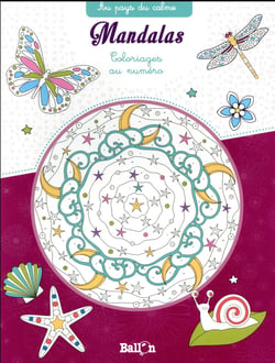 Mandalas - coloriages au numéro