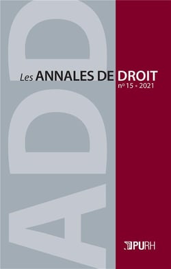 Les Les Annales de droit, n° 15/2021