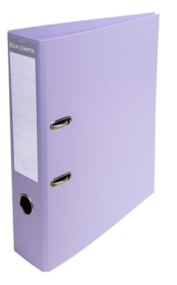 Classeur à levier - pour format A4 - dos 70 mm - lilas