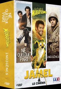 Jamel & le cinéma: Né quelque part + Sur la piste du Marsupilami + Indigènes