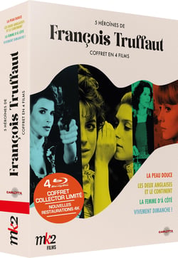 5 héroïnes de François Truffaut - Rétrospective en 4 films : La Peau douce + Les Deux Anglaises et le continent, La Femme d'à côté + Vivement dimanche !