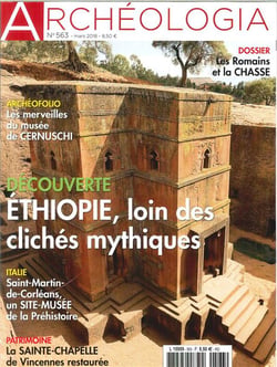 Archéologia N°563 Ethiopie -  Les Romains et la chasse  - mars 2018