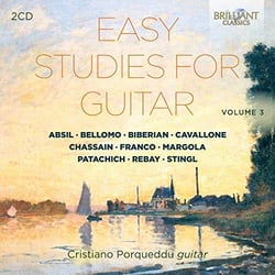 Études faciles pour guitare - vol.3 - Porqueddu