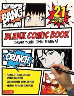 Blank comic book : draw you own manga !