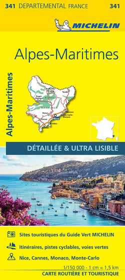 Cartes départementales n.341 : Alpes-Maritimes