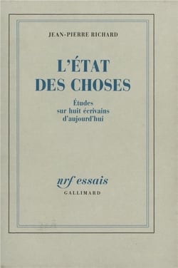 L'etat des choses - études sur huit écrivains d'aujourd'hui