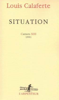 Situation - carnets Tome 13 - 1991