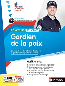 Concours Gardien de la paix 2019/2020 - Catégorie B (Intégrer la fonction publique) - 2018 numéro 17
