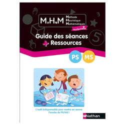 MHM - La Méthode Heuristique de Mathématiques : petite section/moyenne section : guide des séances + ressources (édition 2022)