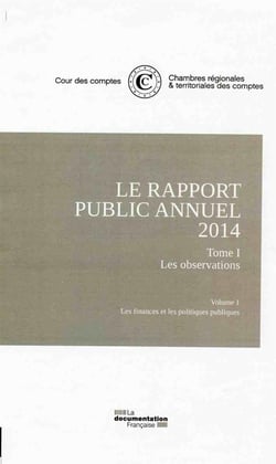 Rapport public annuel Cour des comptes