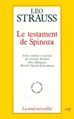 Le testament de Spinoza