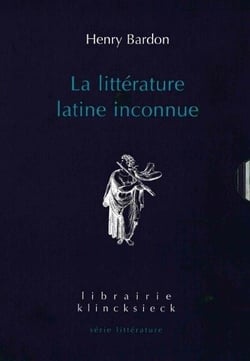 La littérature latine inconnue Tome 1 et Tome 2