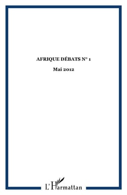 Afrique debats n  1 - mai 2012