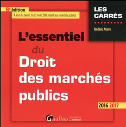 L'essentiel du droit des marchés publics 2016-2017