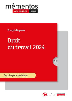 Droit du travail 2024 : Cours intégral et synthétique (19e édition)