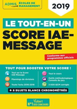 Le tout-en-un score IAE-message (édition 2019)