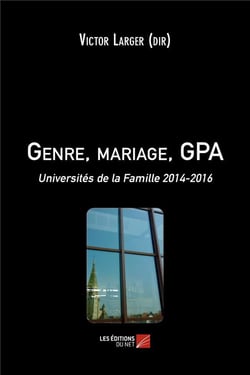 Genre, mariage, GPA - universités de la famille 2014-2016