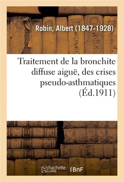 Traitement de la bronchite diffuse aigue, des crises pseudo-asthmatiques, de l'emphyseme pulmonaire
