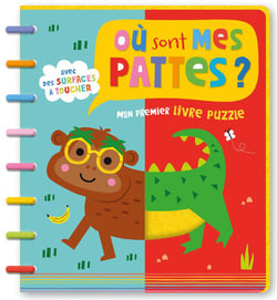 Où sont mes pattes ? mon premier livre puzzle