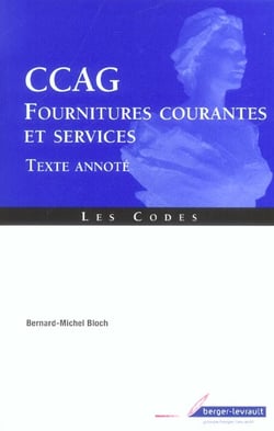 Ccag fournitures courantes et services