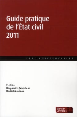 Guide pratique de l'état civil (édition 2011)